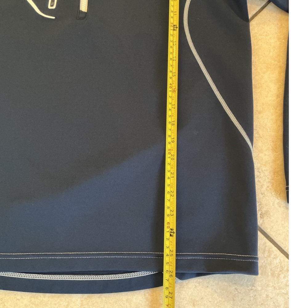 Sunice Superlite FX Quarter Zip Mens Medium Navy‎ Blue Excellent Sport Pullover - Picture 6 of 8